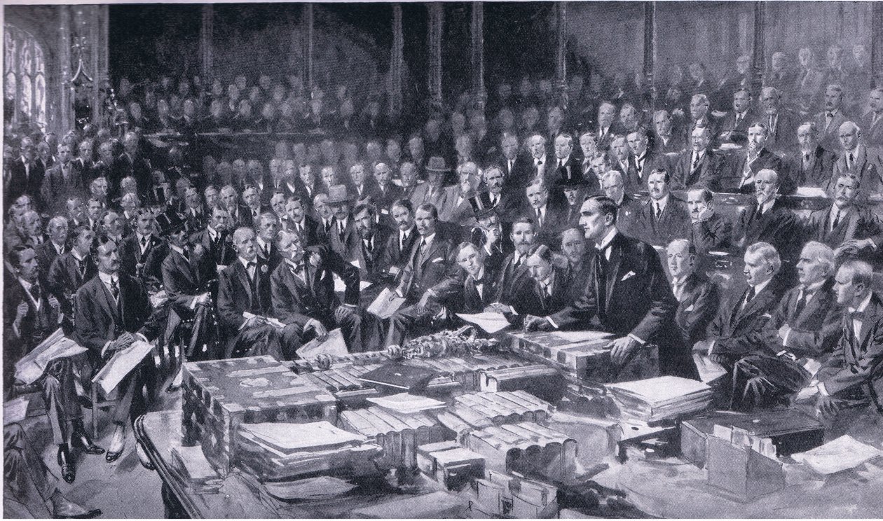 Parlamento tarihindeki en önemli olaylardan biri, Waverley Book Company Limited tarafından yayınlanan Cassells History of the British People