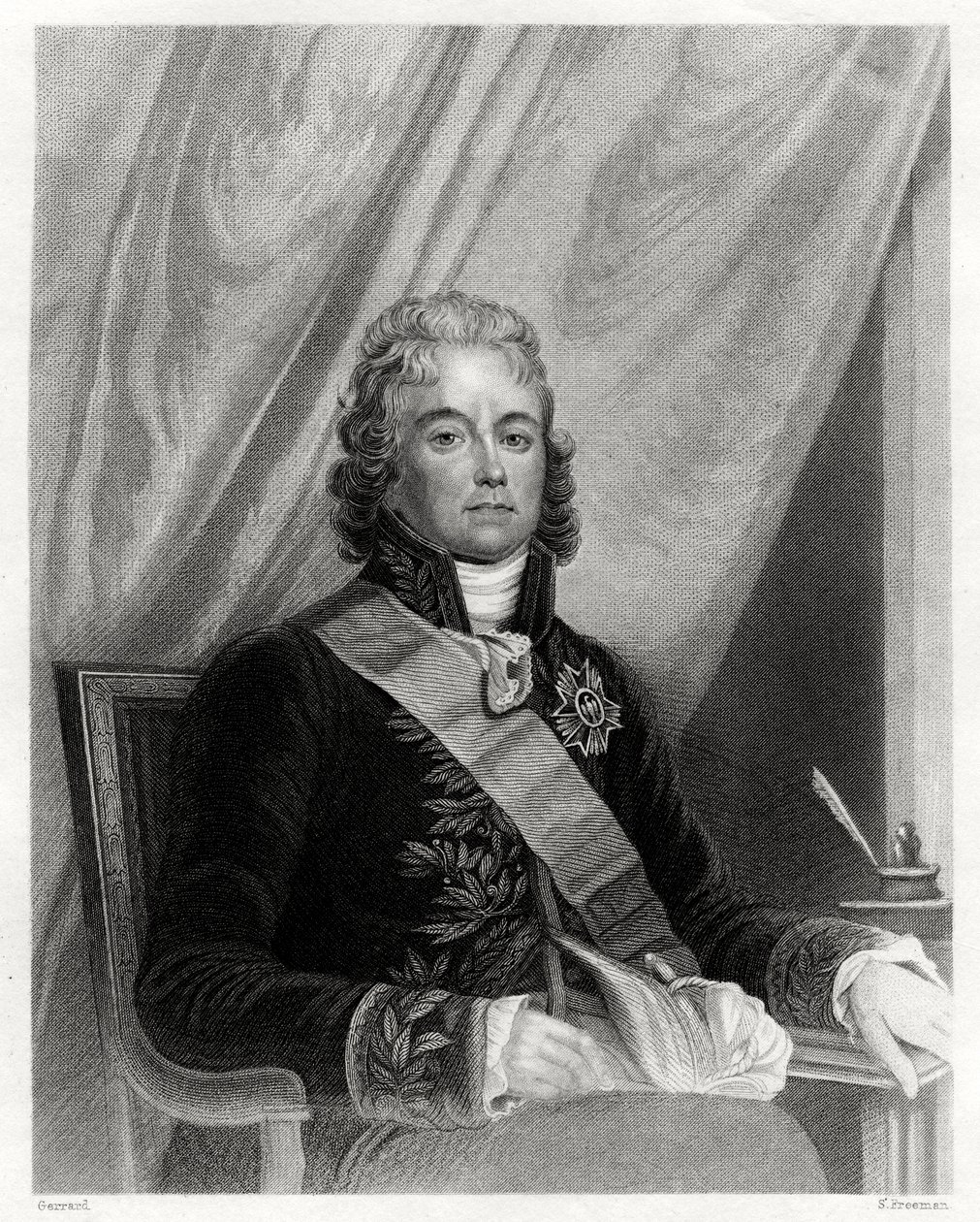 Charles Maurice de Talleyrand-Perigord, Fransız diplomat, 19. yüzyıl by S. Freeman