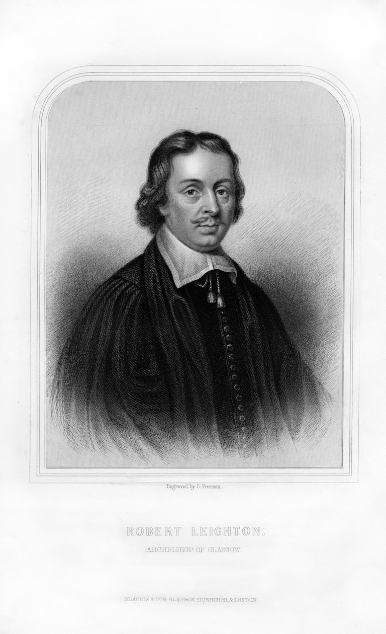 Robert Leighton, İskoç başrahip, 1870. by S. Freeman