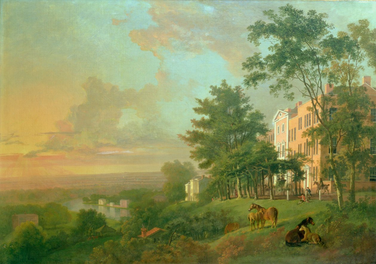 Terastan Bir Görünüm, Richmond Hill by S. Gilpin