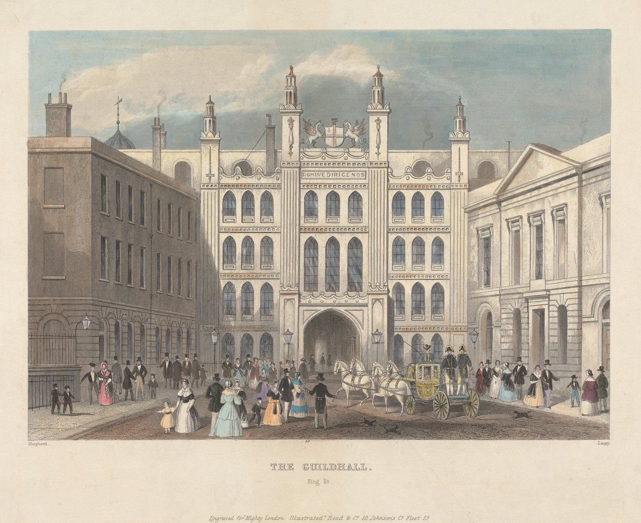Guildhall, King Caddesi by S. Lacey