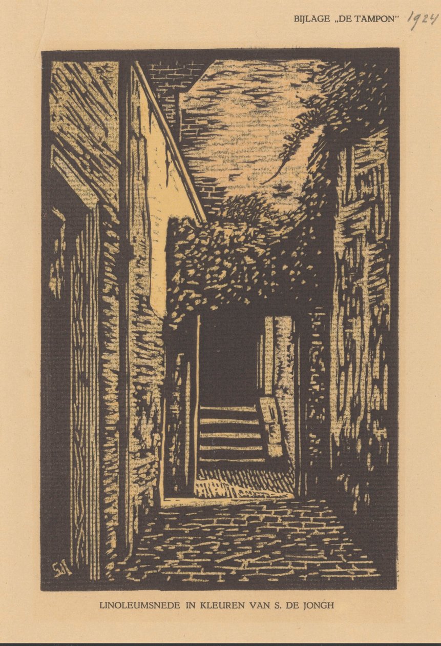 kapılı sokak by S. de Jongh