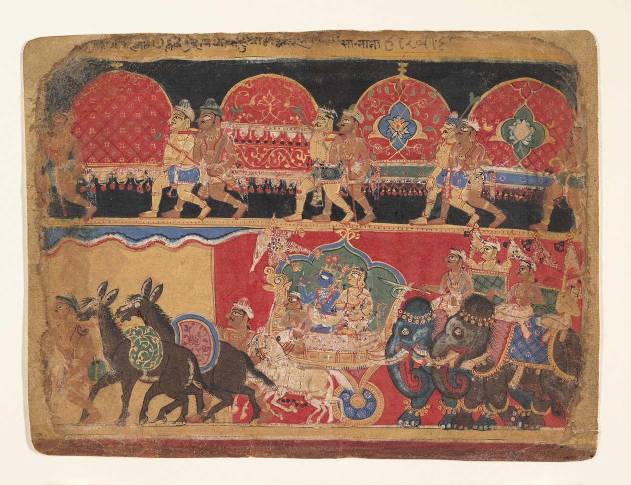 Krishna ve Kshatriya Bakireleri Dwarka
