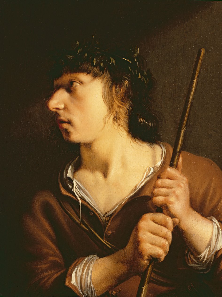 A Shepherd, 1635  by Salomon de Bray