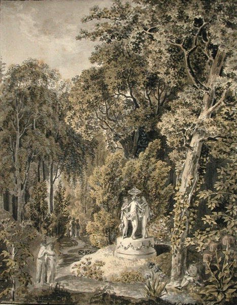 pastoral manzara by Salomon Gessner