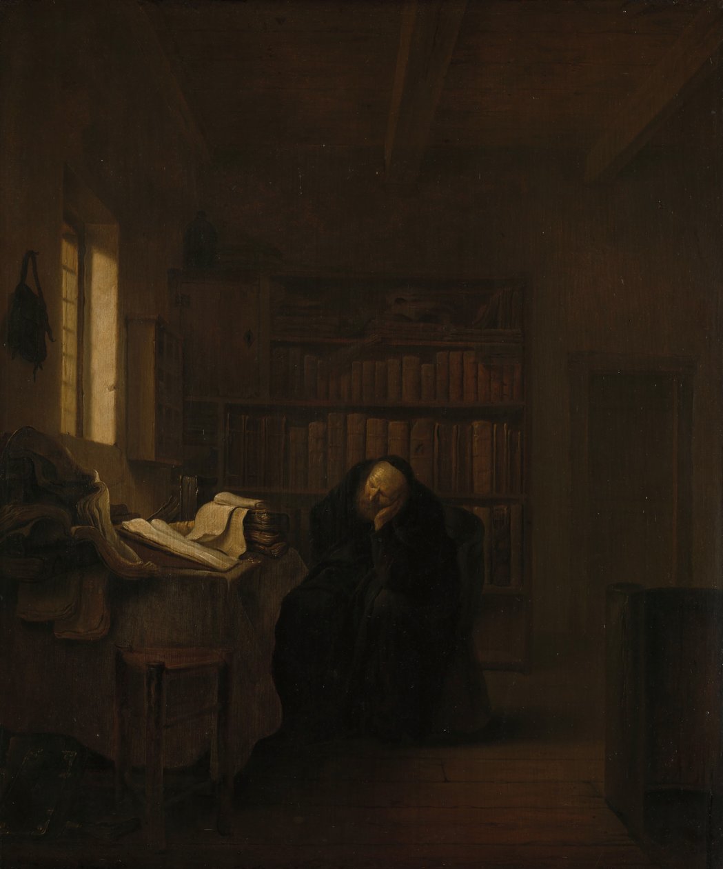 Çalışmasında Bir Alim by Salomon Koninck