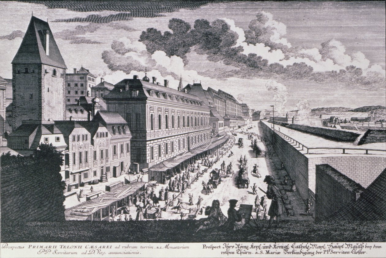 Johann-August Corvinus (1683-1738) tarafından oyulmuş Viyana