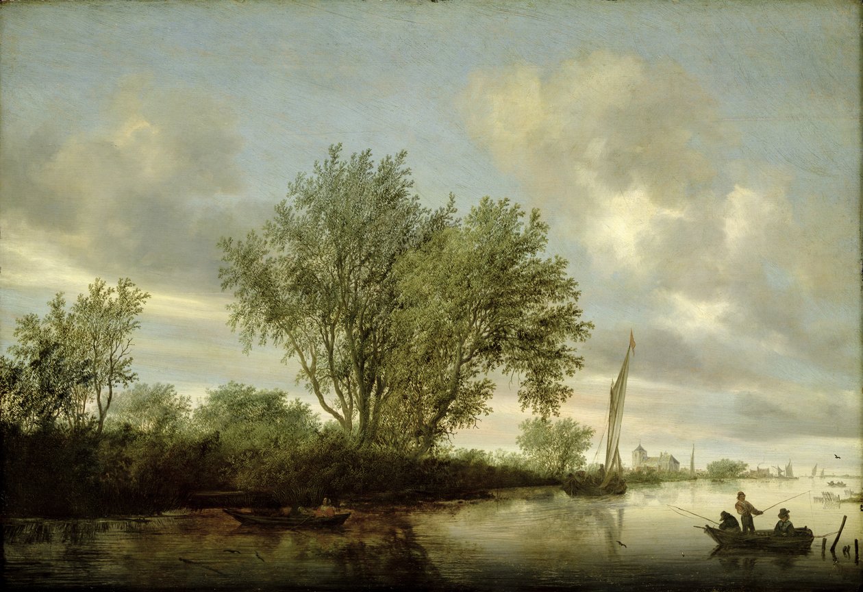 Nehir Manzarası, 1645 by Salomon van Ruisdael or Ruysdael