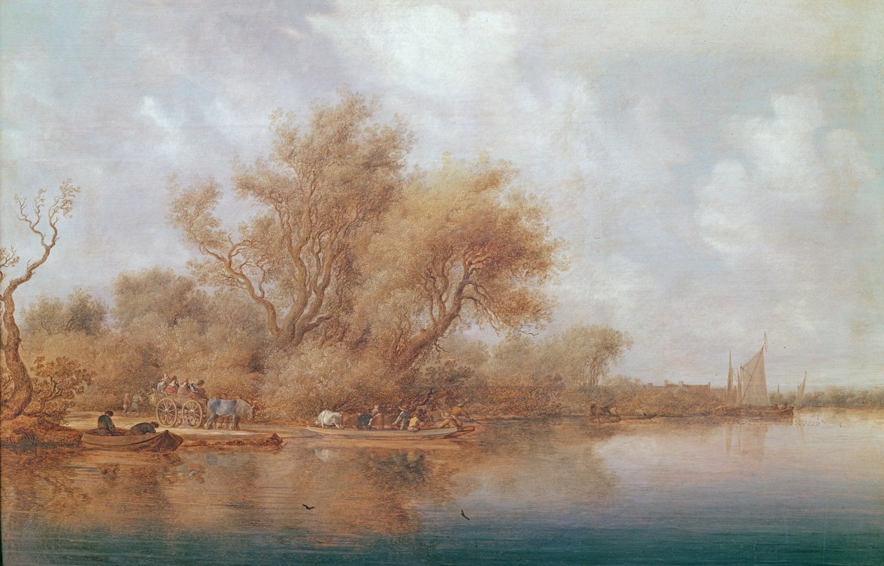Çıkarma Aşaması, 1635 by Salomon van Ruisdael or Ruysdael