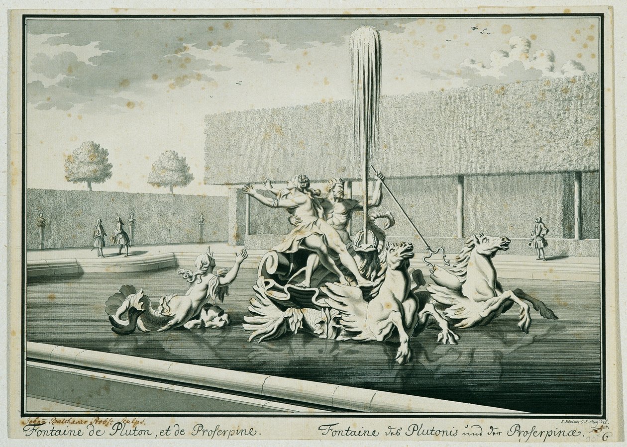 Plüton ve Proserpina by Salomon Kleiner