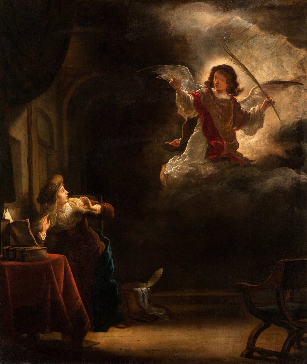 Müjde, 1655 by Salomon Koninck