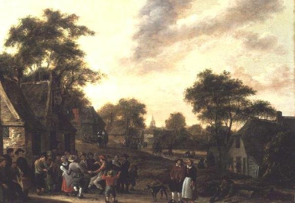 köylüler by Salomon Rombouts