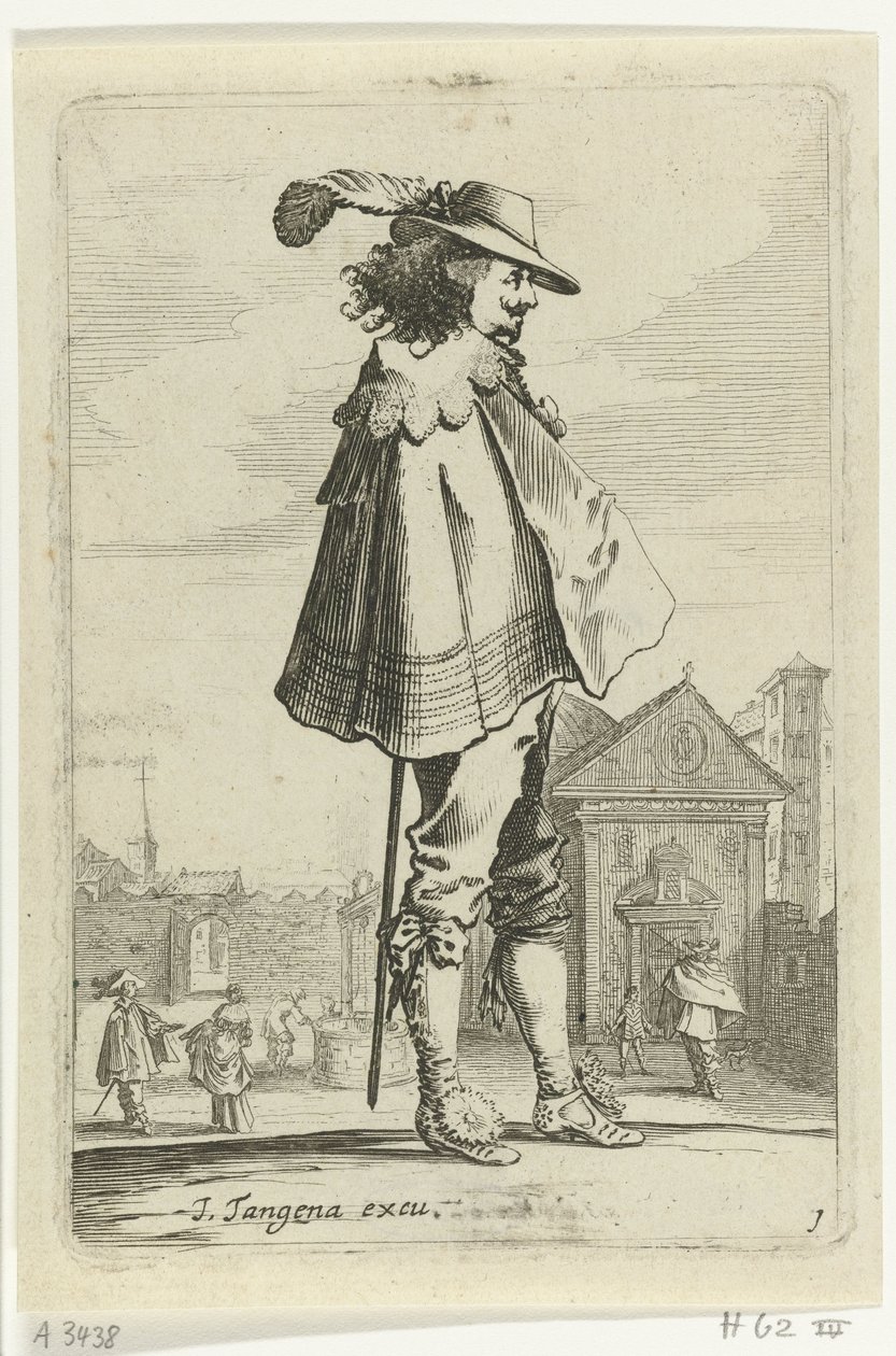 Daimi Memur ve Profil Silahlı subaylar ve askerler (dizi adı) by Salomon Savery