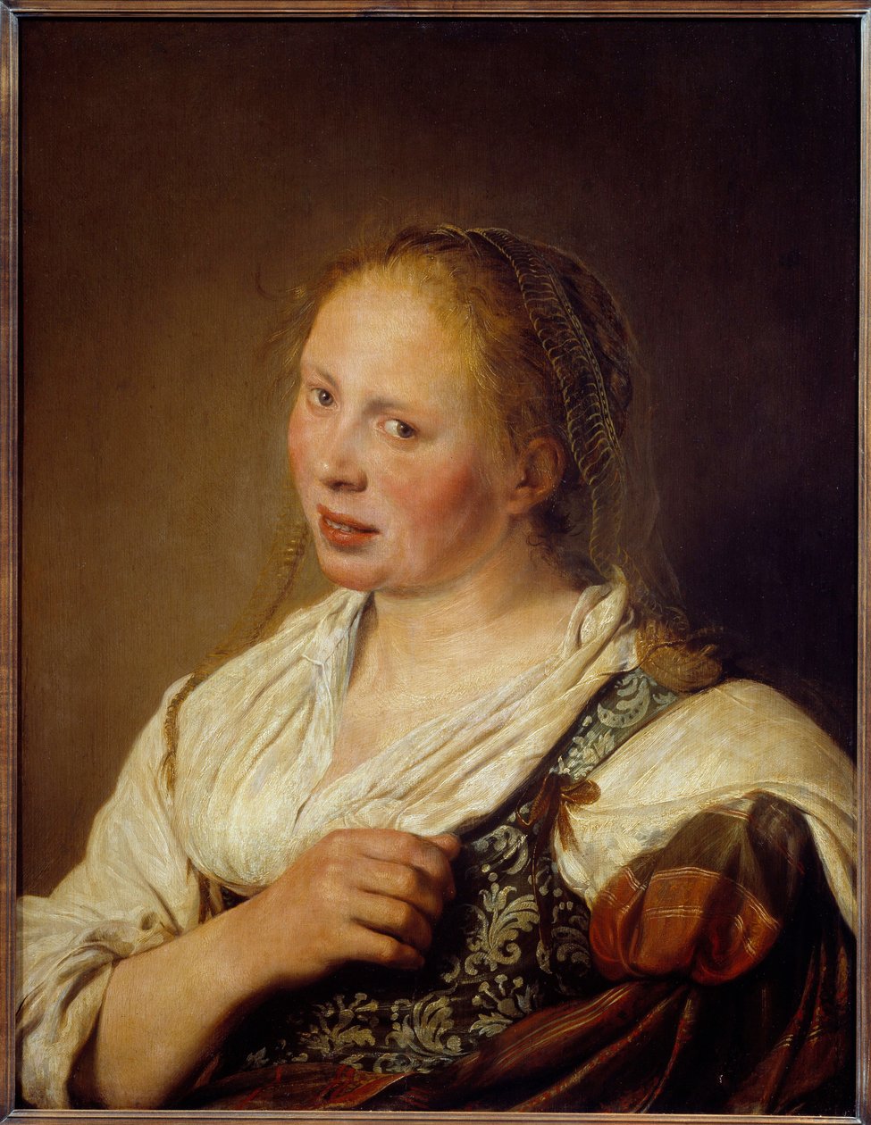 Genç Flaman Köylü Portresi Tablosu Solomon de Bray (1597-1664) by Salomon de Bray