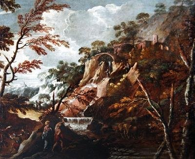 Rakamlarla manzara by Salvator Rosa