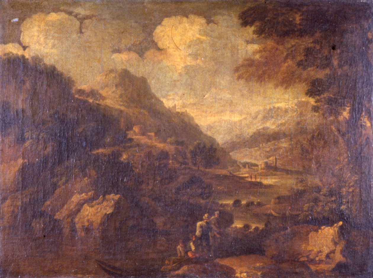 Dağlık Manzara by Salvator Rosa