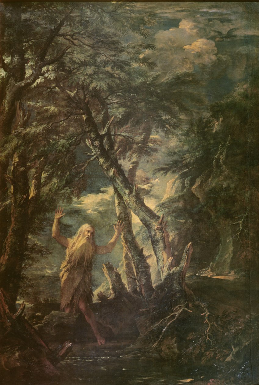 Thebes St. Paul (d.c.345) by Salvator Rosa
