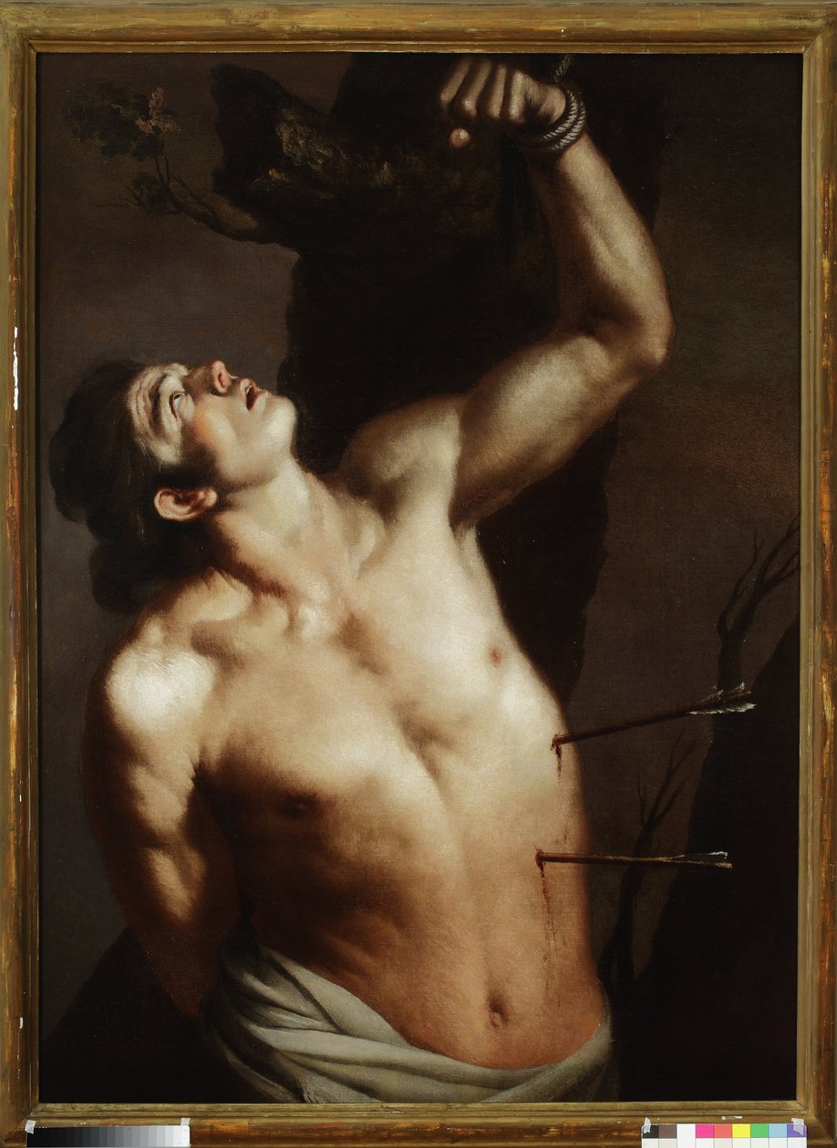 Aziz Sebastian (tuval üzerine yağlıboya) by Salvator (attr. to) Rosa