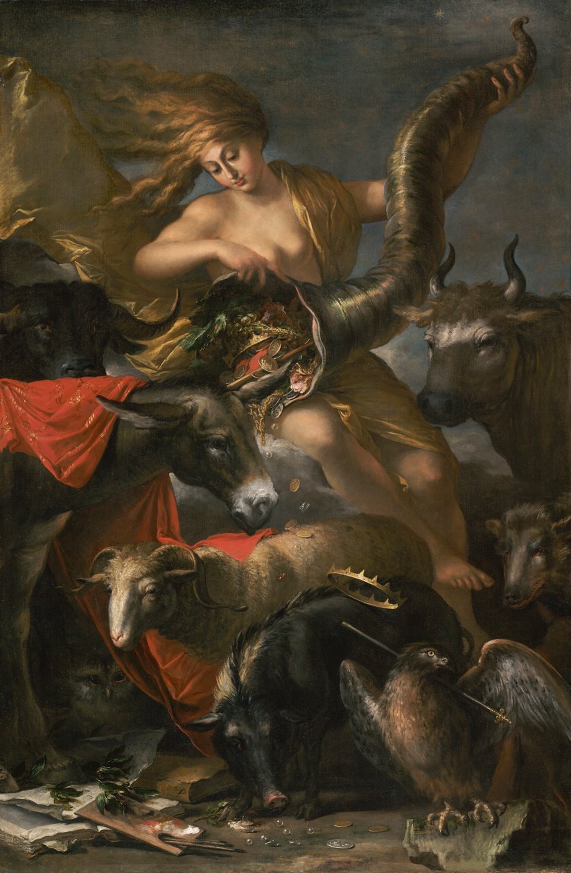 Fortune Alegori, c.1658-9 by Salvator Rosa