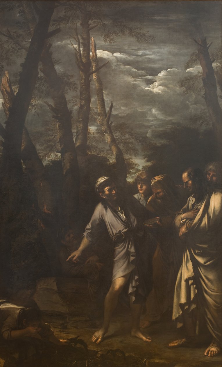 Diogenes Bardağını Atarken by Salvator Rosa