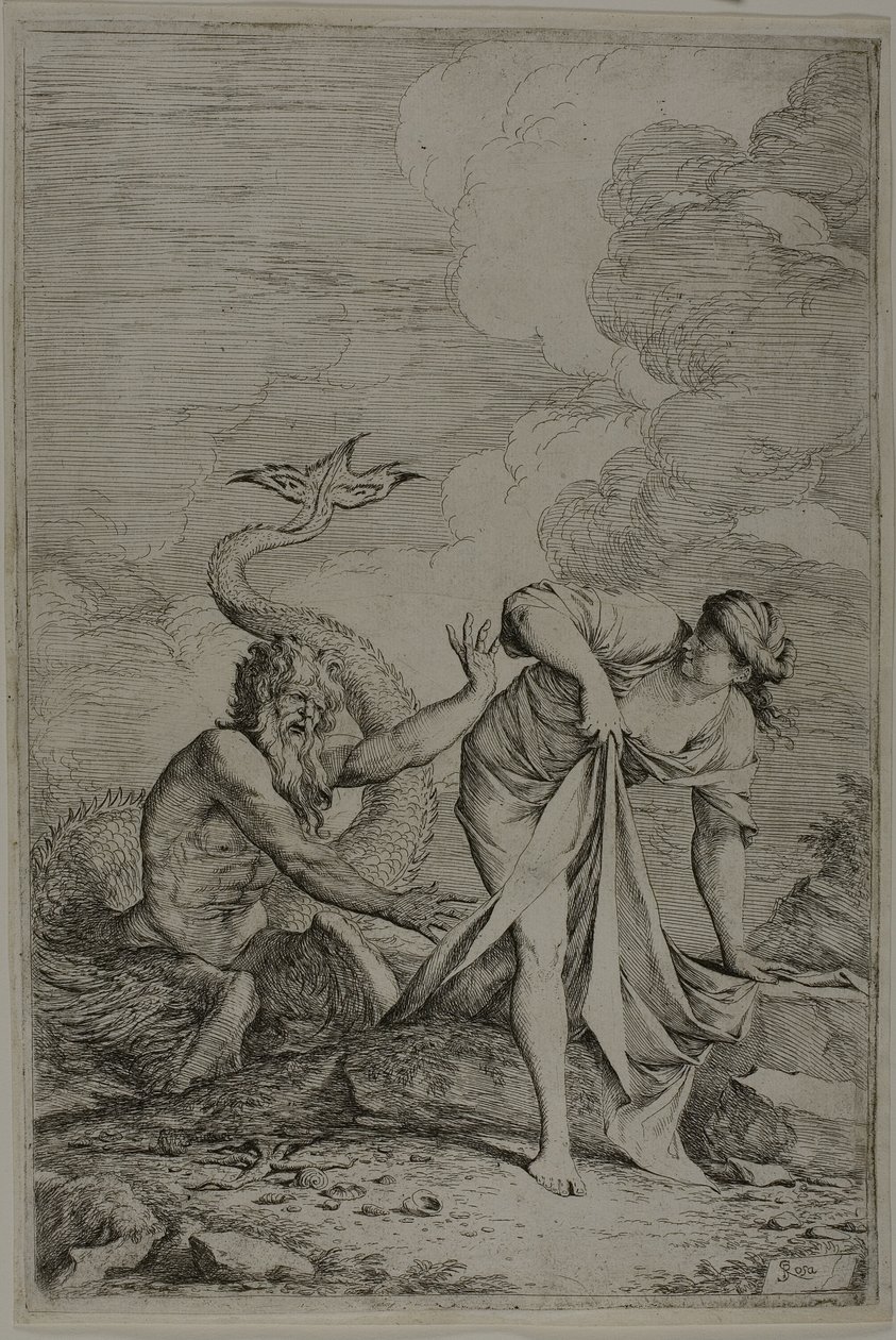 Glaucus ve Scylla by Salvator Rosa