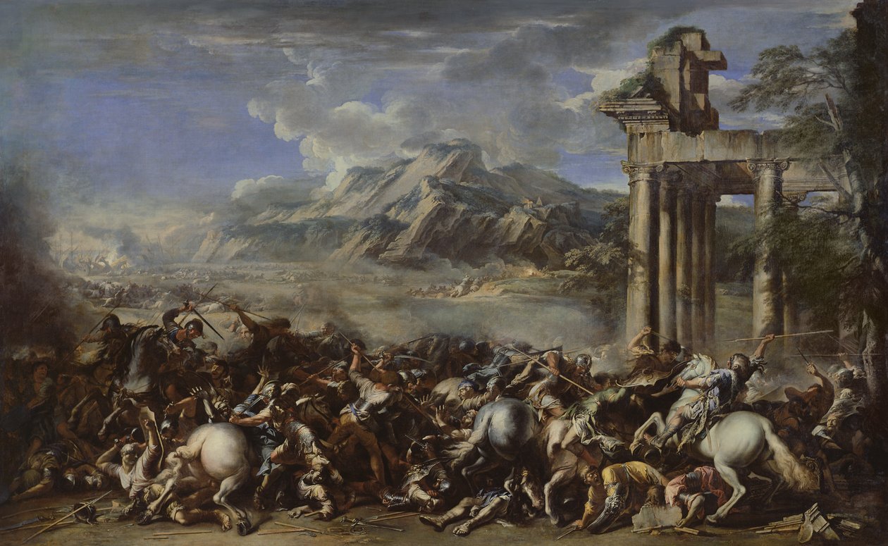 Kahramanca Savaş, 1652 by Salvator Rosa