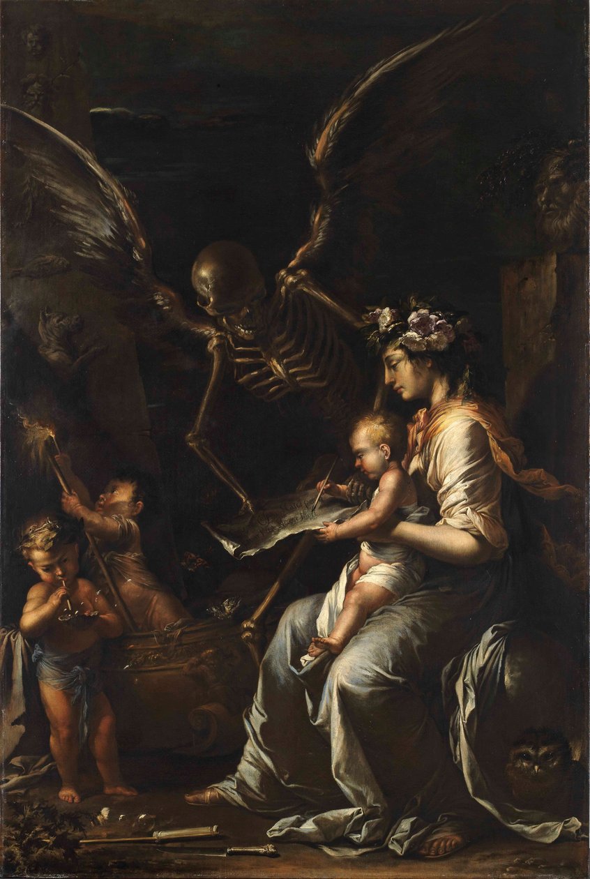 İnsan Kırılganlığı, c.1656 by Salvator Rosa