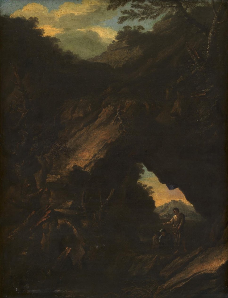 "Arco Naturale" ile Peyzaj by Salvator Rosa