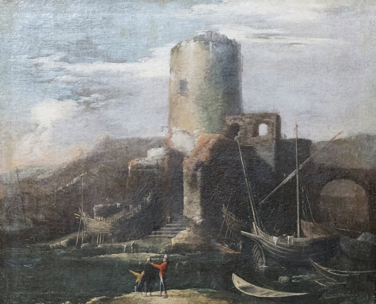 Harabelerin olduğu manzara by Salvator Rosa
