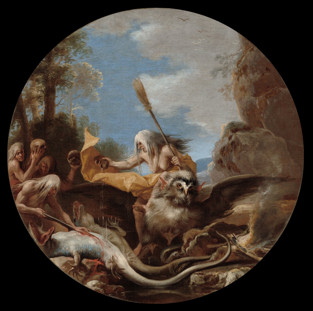 Cadılık Sahneleri: Gün, c. 1645-1649. by Salvator Rosa