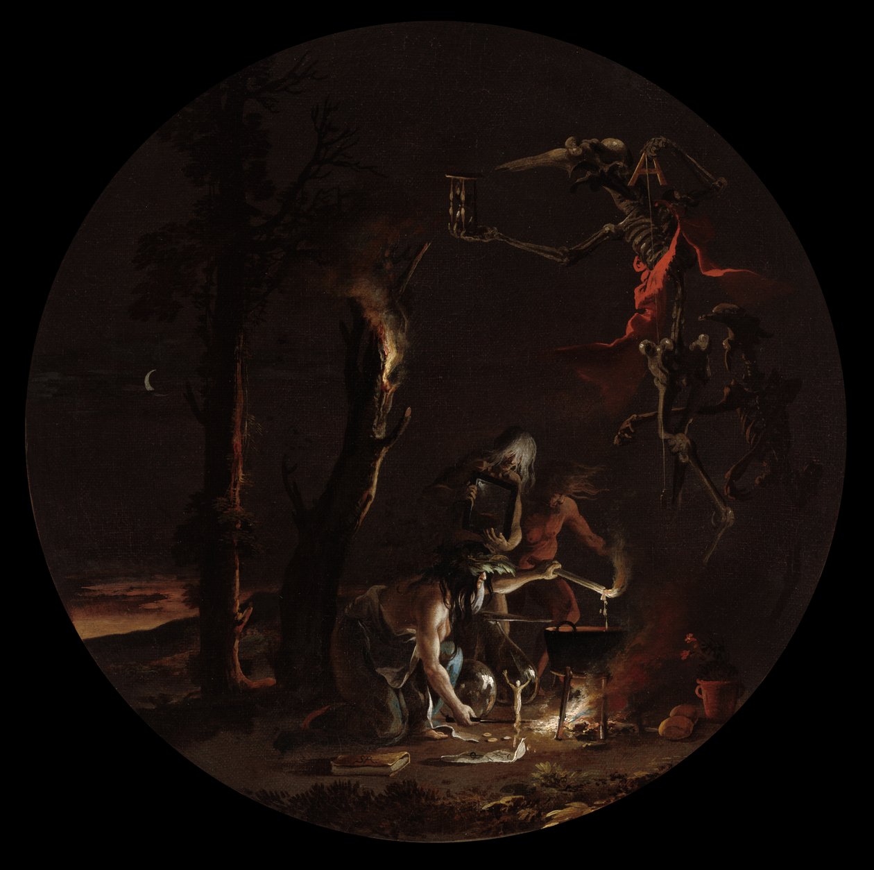 Büyücülük Sahneleri: Akşam by Salvator Rosa