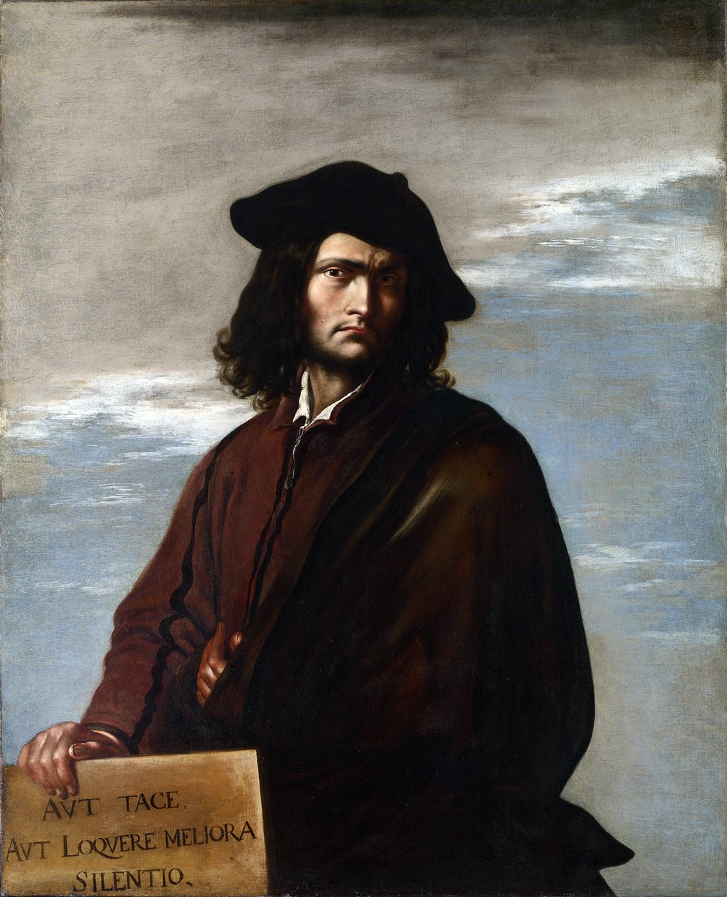 Otoportre, c.1645 (tuval üzerine yağlı boya) by Salvator Rosa