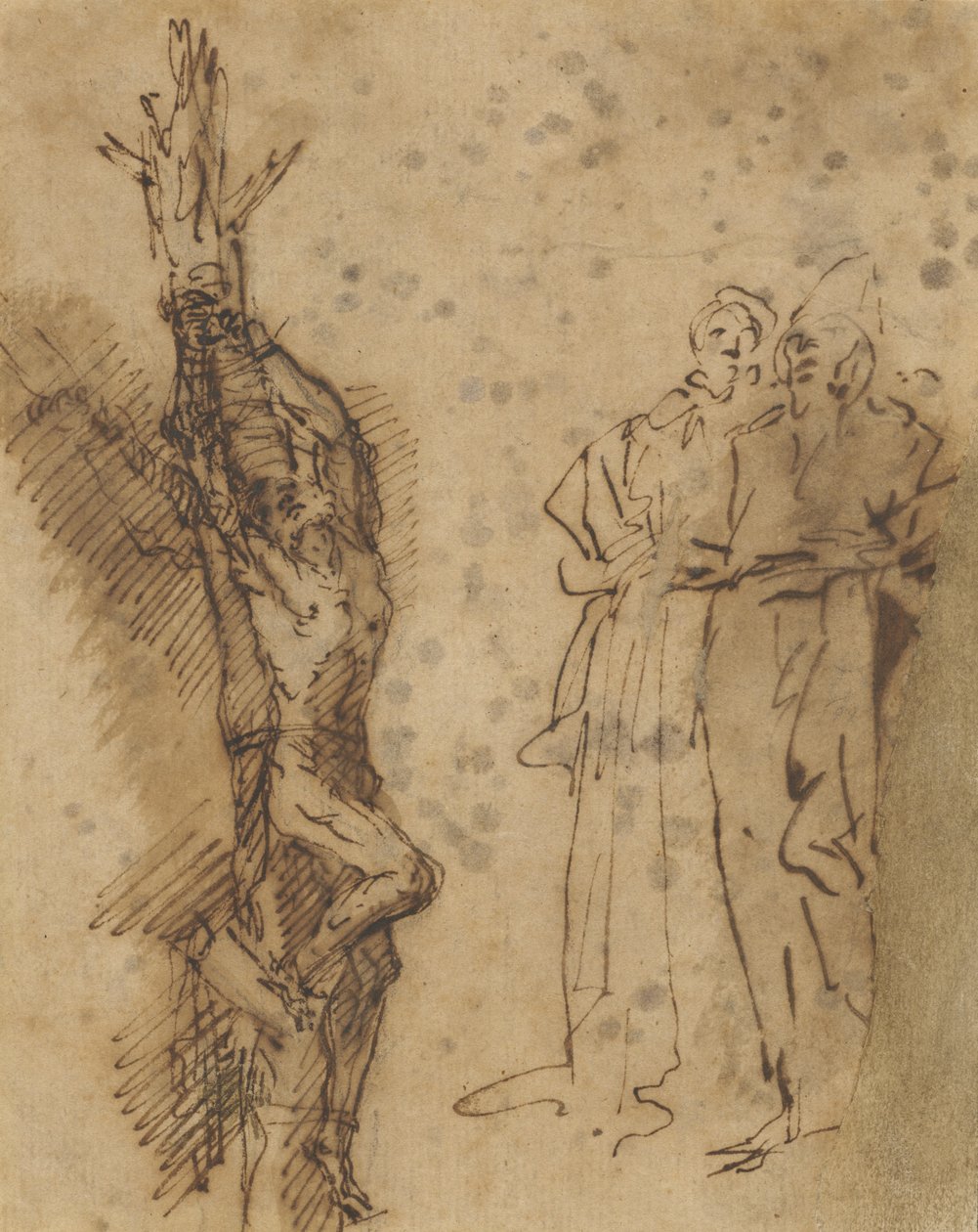 Polycrates için Çalışmak? Çarmıha Gerilme, c.1662 by Salvator Rosa