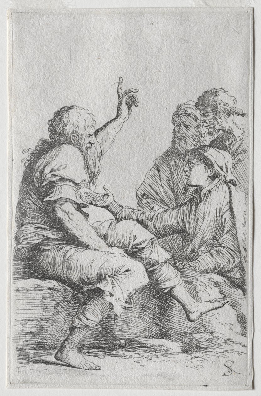 Heykelcik Serisi: Heykelcik by Salvator Rosa