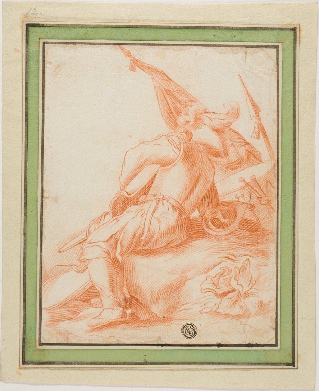 Dinlenme Savaşçısı by Salvator Rosa