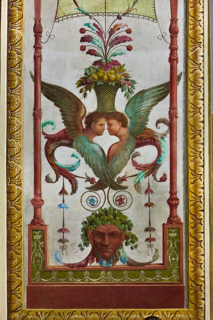 Pompei tarzında dekoratif frizler (fresk) by Salvatore Gregorietti