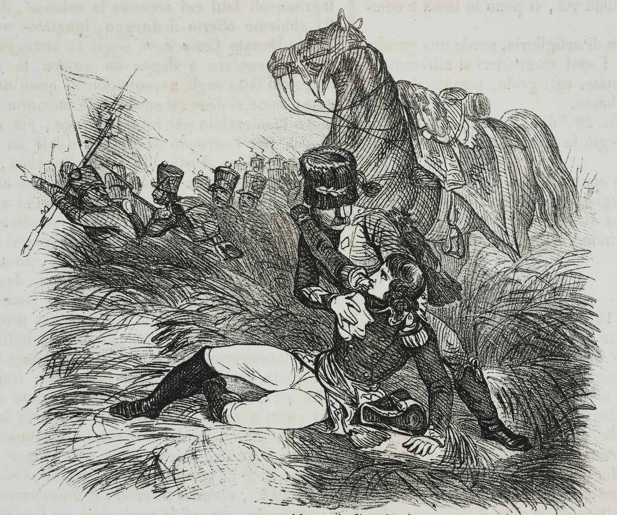 Fransız general Louis Charles Antoine Desaix'in ölümü by Salvatore Puglia