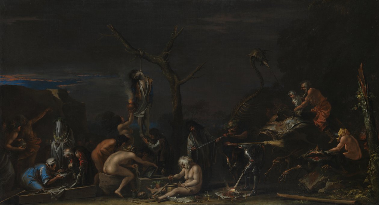 Büyülerinde Cadılar, c. 1646 by Salvatore Rosa
