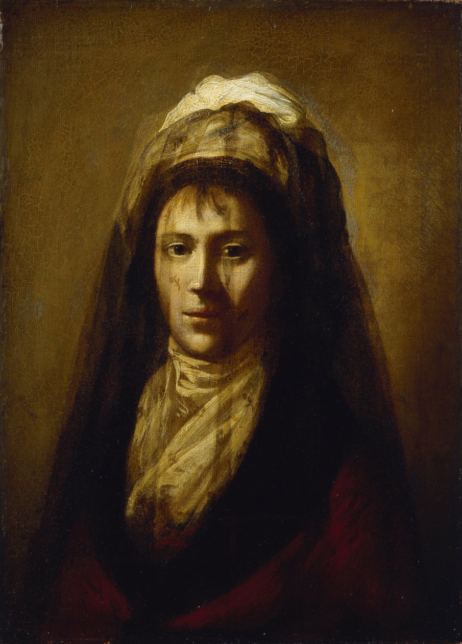Peçe takan Kontes Yekaterina Petrovna Rostopchina 1776-1859