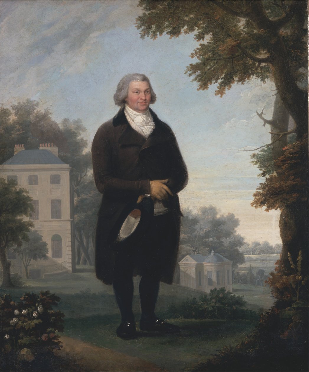 Beyefendi evinin bahçesinde by Samuel de Wilde