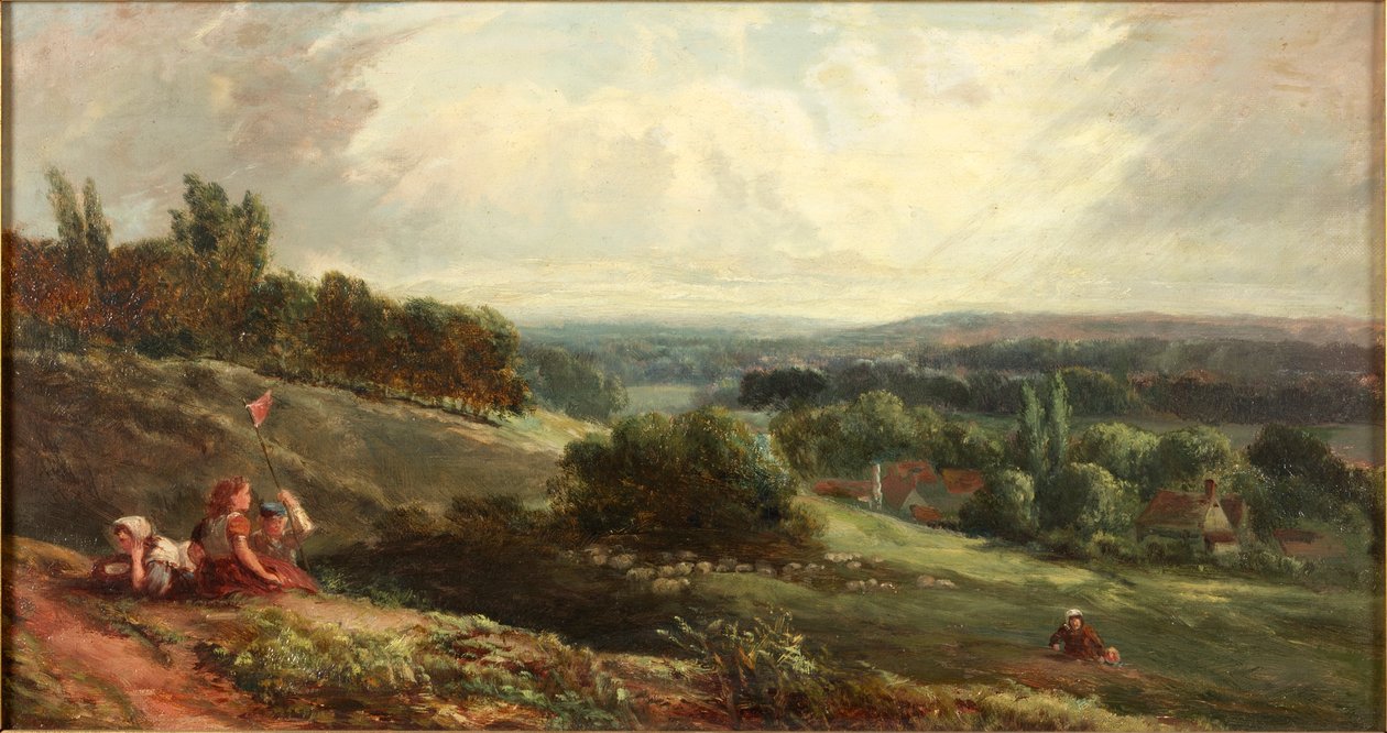 Çocuklarla Manzara by Samuel Bough