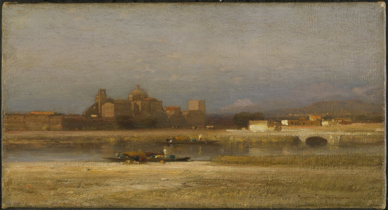 Bir Çayın Kıyısı, 1892 by Samuel Colman