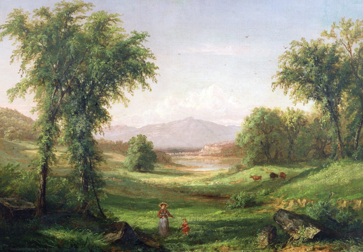 New Hampshire manzarası by Samuel Colman