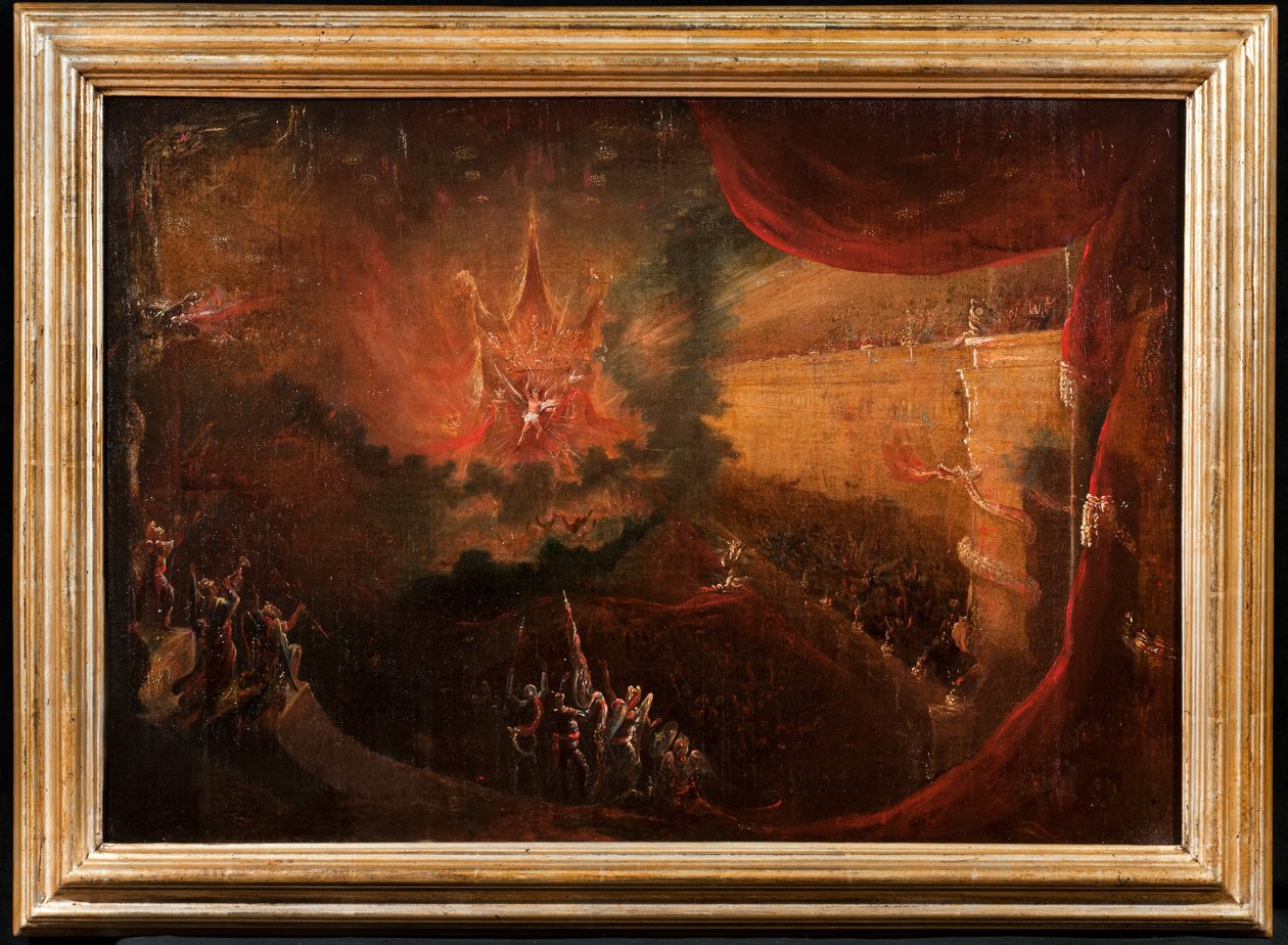 Şeytan Cehennemde Taht Edildi by Samuel Colman