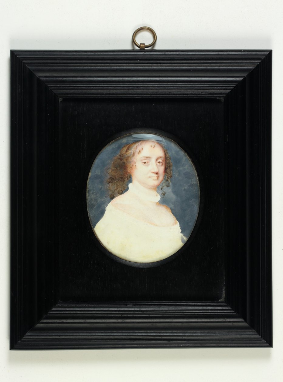 Portrait of a Lady Called Barbara Villiers, Countess Of Suffolk (wc on vellum) by Samuel Cooper