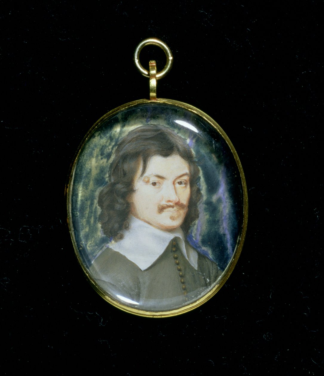 Sir William Fairfax (1609-44), c.1642-44 (parşömen üzerine wc) by Samuel Cooper