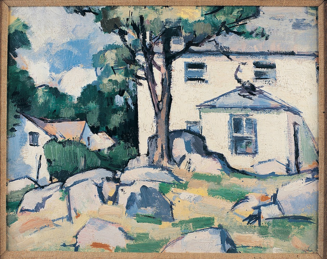 Ev ile manzara by Samuel John Peploe