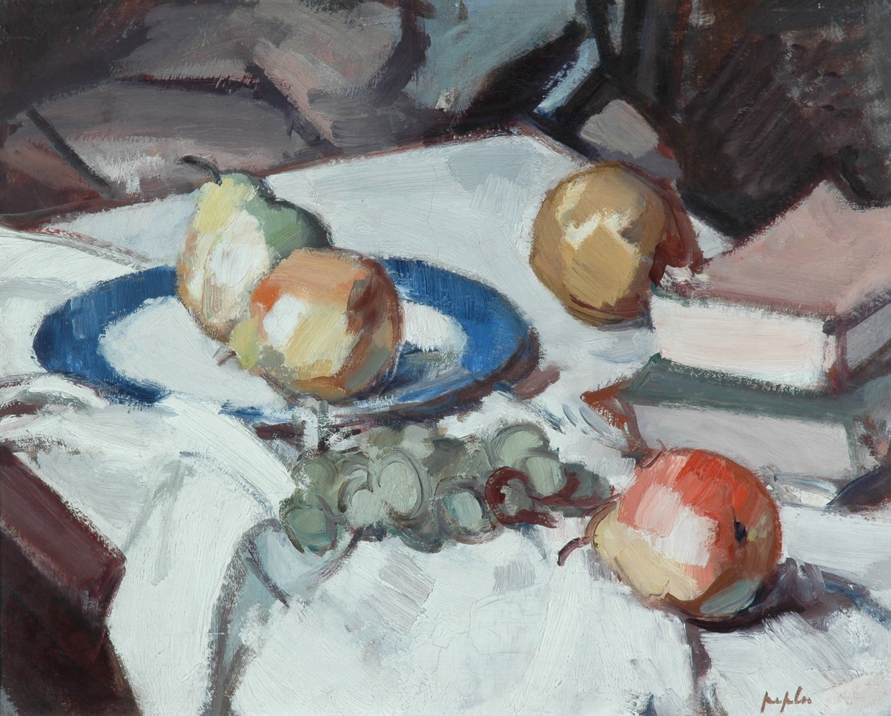 ಸ್ಟಿಲ್ ಲೈಫ್ ಟರ್ಕಿ by Samuel John Peploe