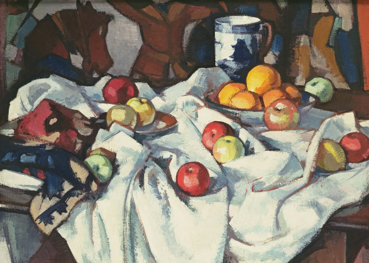 portakal ve elma natürmort by Samuel John Peploe