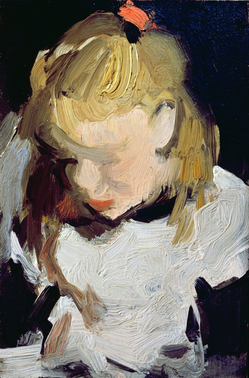 Bir Genç Kızın Çalışması, c.1903-04 by Samuel John Peploe